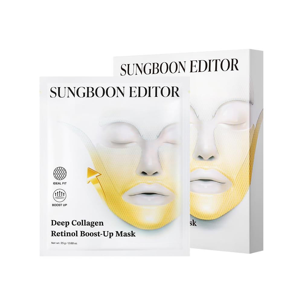 SUNGBOON EDITOR Deep Collagen Retinol Tension Lifting Mask | Retinol, Volumizing, Lifting Skin, กระช