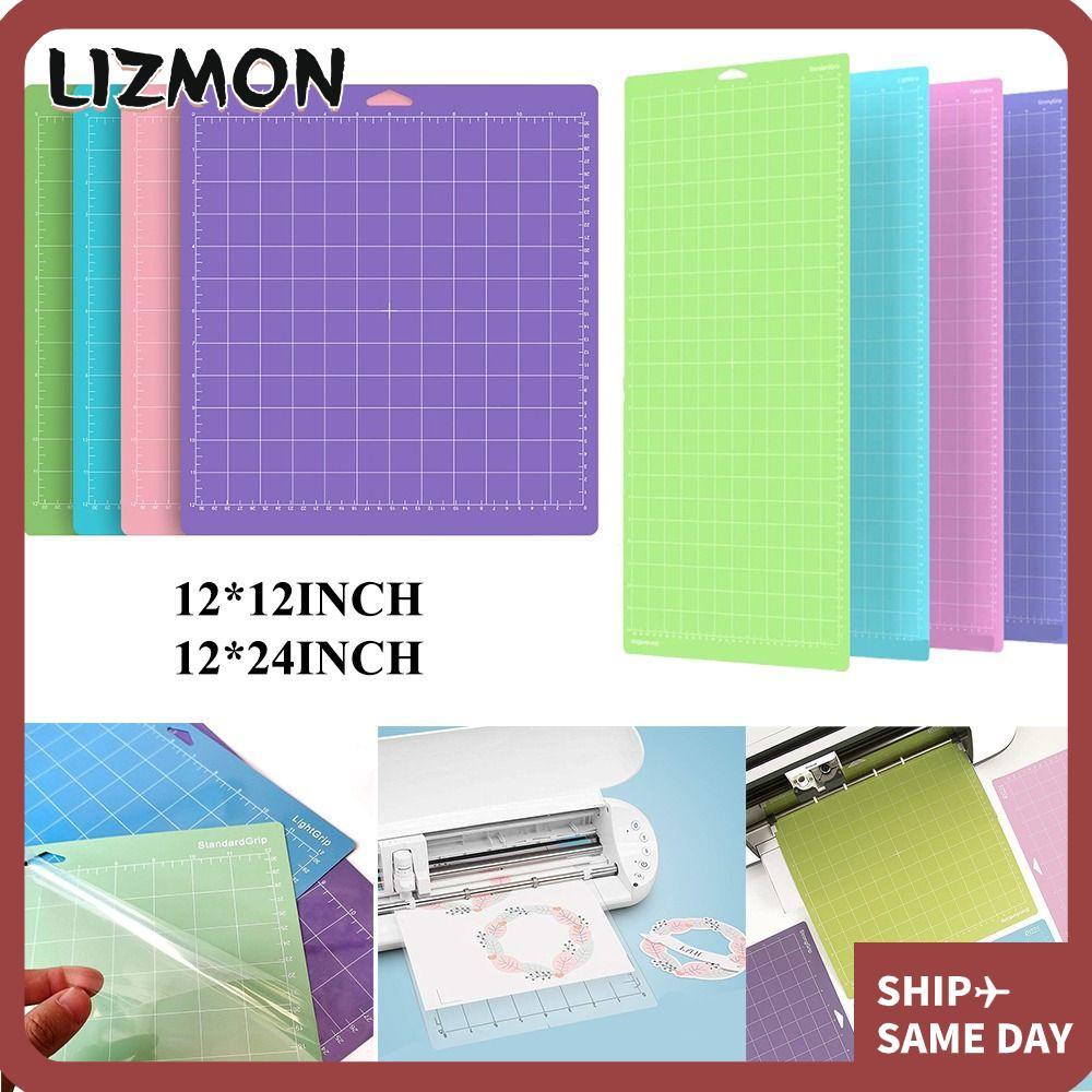 แผ่นรองตัด LIZMON, สต็อกการ์ดหนา แผ่นรองตัด Cameo Silhouette, กาว PVC แบบพกพา Strong Grip ตัวอักษร|แ