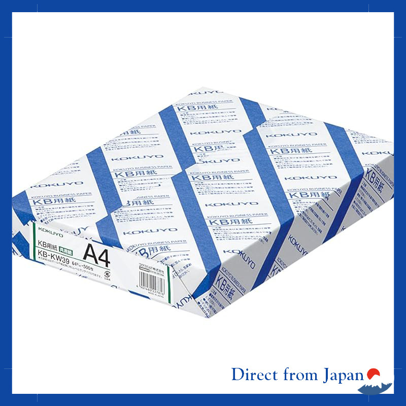 KOKUYO Copy Paper A4 0.09mm Thickness 500 Sheets PPC Paper