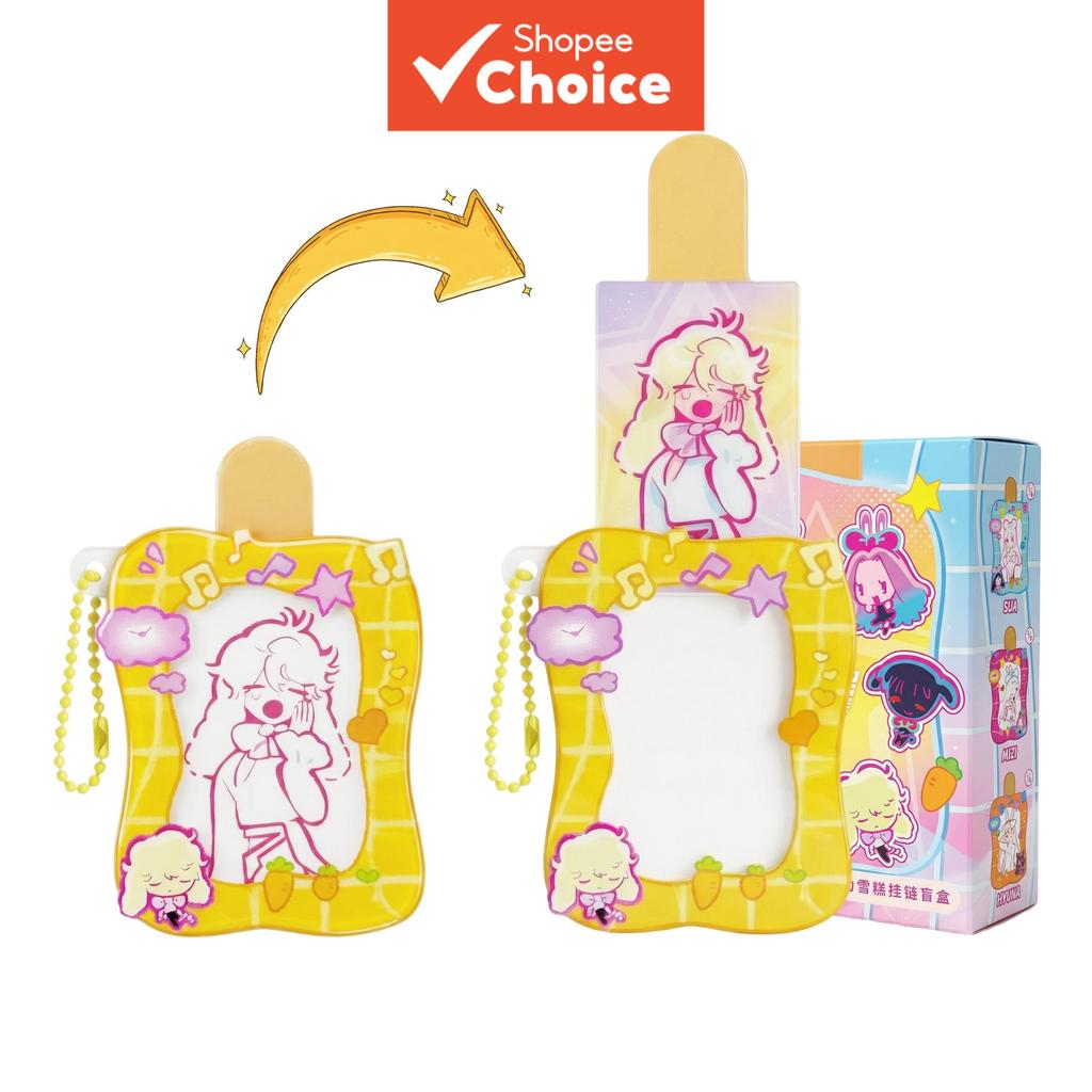 Alien Stage Rabbit Series Blind Box Ice Pop พวงกุญแจอะคริลิค, เสน่ห์กระเป๋าลึกลับ ALNST อย่างเป็นทาง