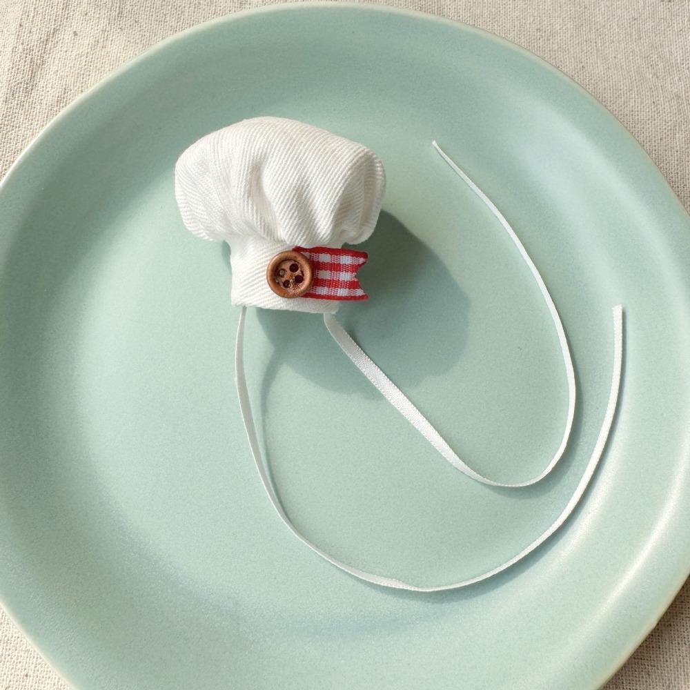 SOLIGHTER หมวกเชฟตุ๊กตา, หมวกตุ๊กตา DIY 10 ~ 15 ซม., เสื้อผ้าตุ๊กตาจิ๋วน่ารัก|เสื้อผ้าตุ๊กตา ของตกแต่งตุ๊กตา - รูปที่ 4