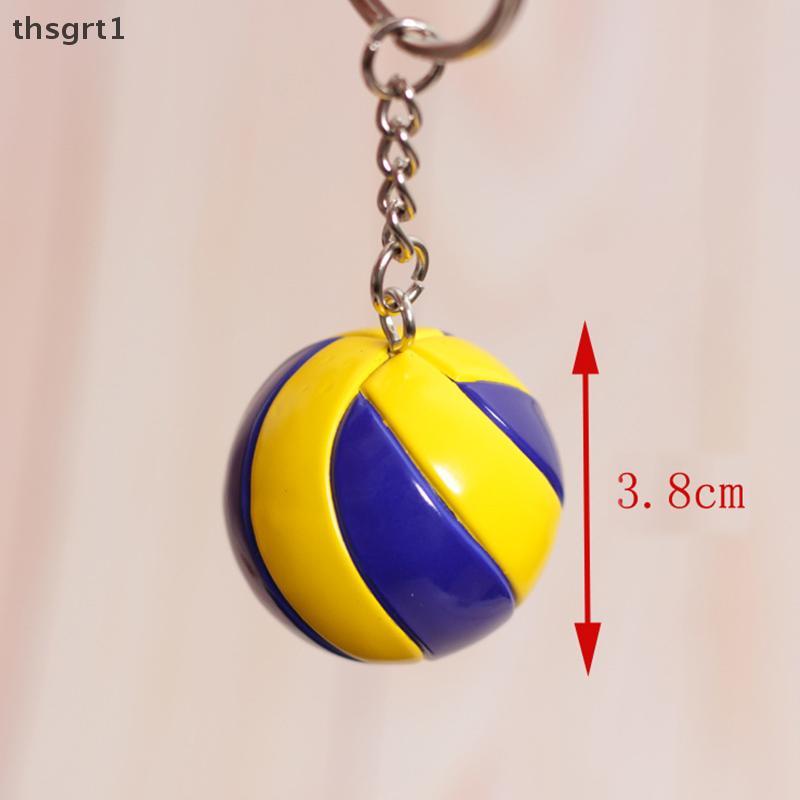 [TG1] 3D Sports Basketball Volleyball Football Key Chains ของที่ระลึก พวงกุญแจของขวัญ [TH]