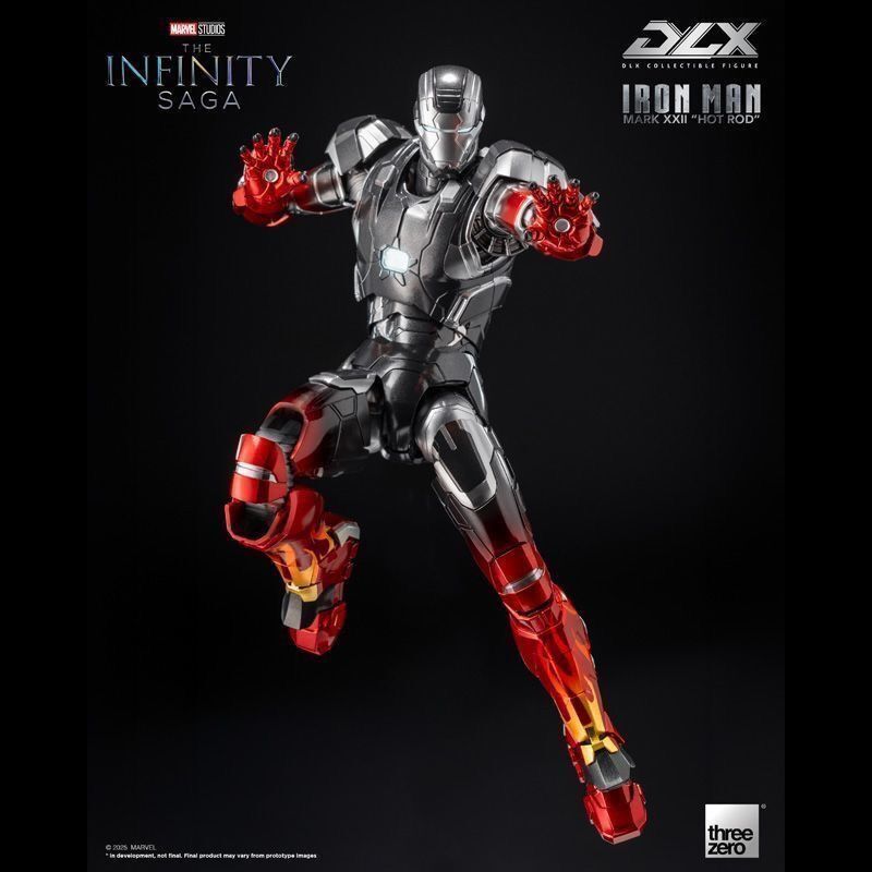 THREEZERO DLX Iron Man MARK22 Hot Rod Infinite Legendary Movable