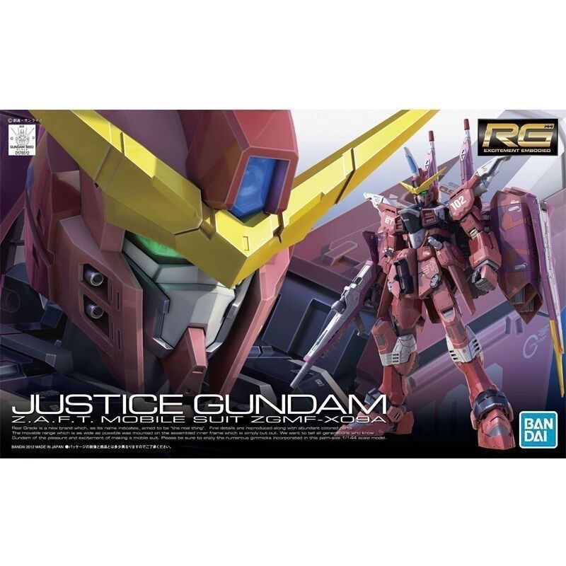 Bandai RG 09 1/144 Justice Gundam รุ่น ZGMF-X09A Justice Assembly