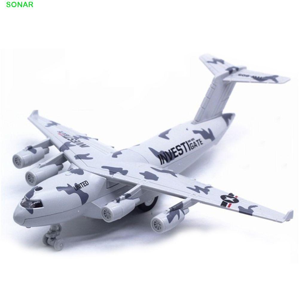 SONAR Plane Toys Light Music เครื่องบินคลาสสิกการจราจร Mini ของขวัญ C-17 ยานพาหนะของเล่น