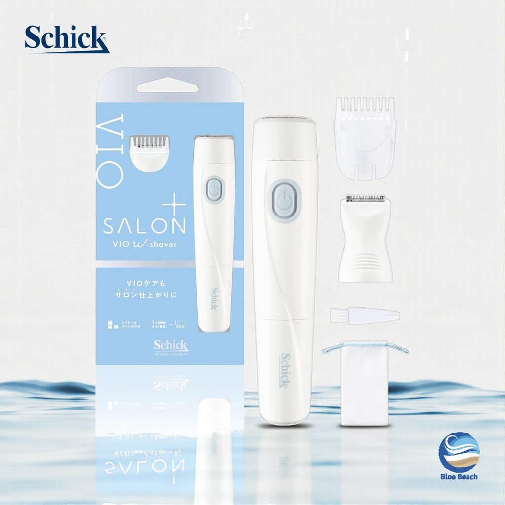 Schick Salon Plus V.I.O/เครื่องโกนขนบริเวณไวต่อความรู้สึก/กันน้ำ/ปรับความยาวได้4ระดับ
