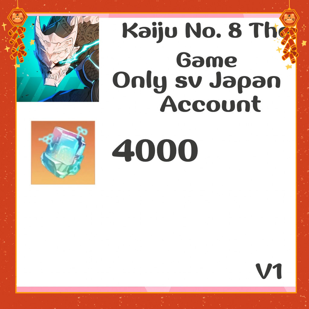 ไอดี Kaiju No. 8 The Game (Japan) - การ์ดเกม เวอร์V1✅พร้อม  Delivery📦 🎉🌈พร้อมส่งจากไทย