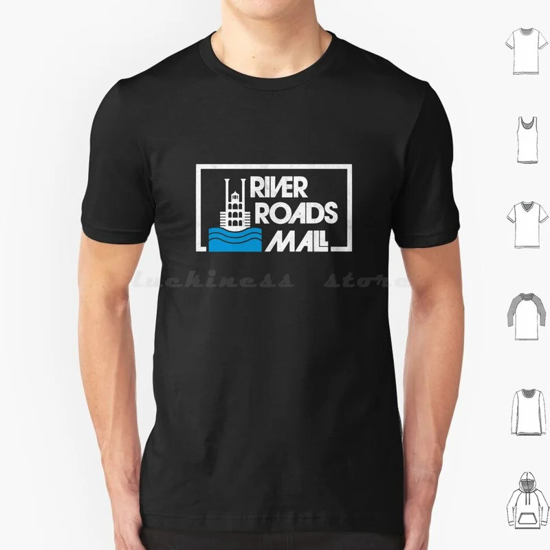 เสื้อยืด River Roads Mall Jennings Missouri ผ้าฝ้าย สำหรับผู้ชายและผู้หญิง พิมพ์ลาย DIY Dead Mall Ri