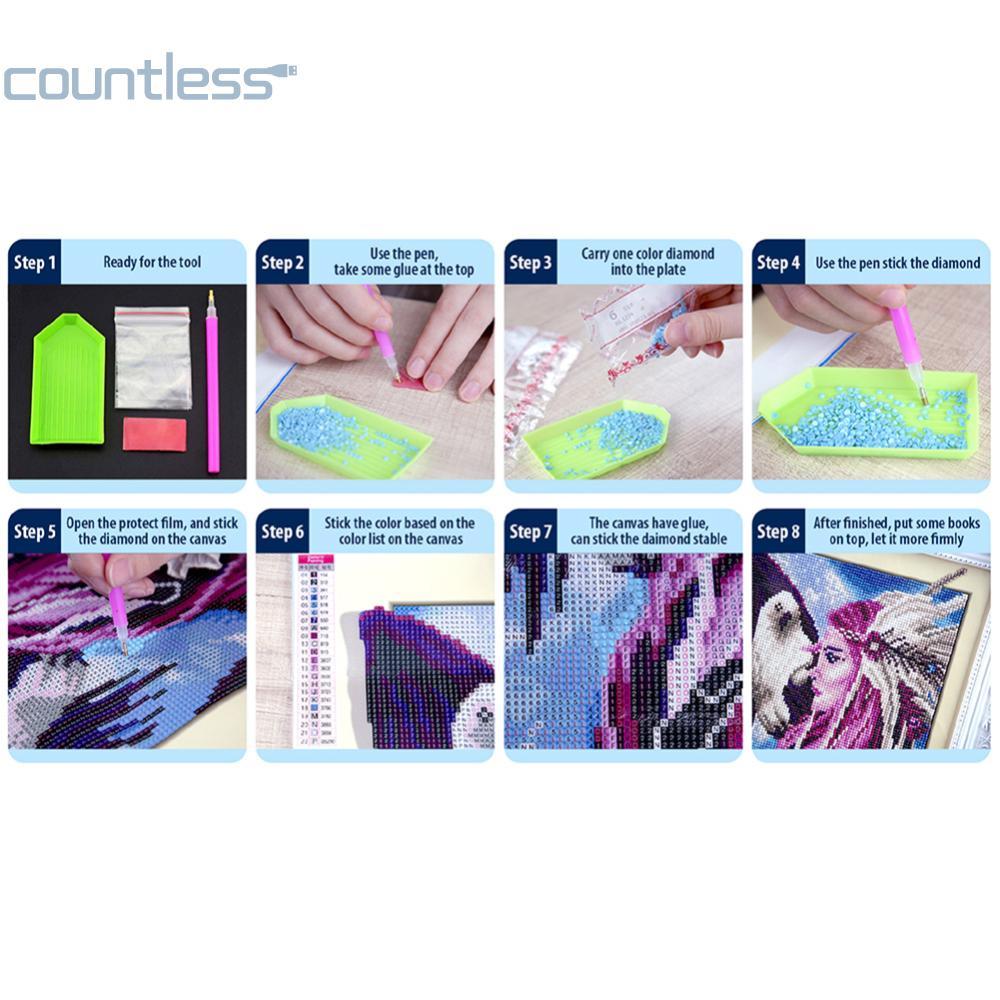 COD 5D DIY เต็มรอบเจาะเพชรจิตรกรรม Martens Kit ตกแต่งบ้าน (A2941)