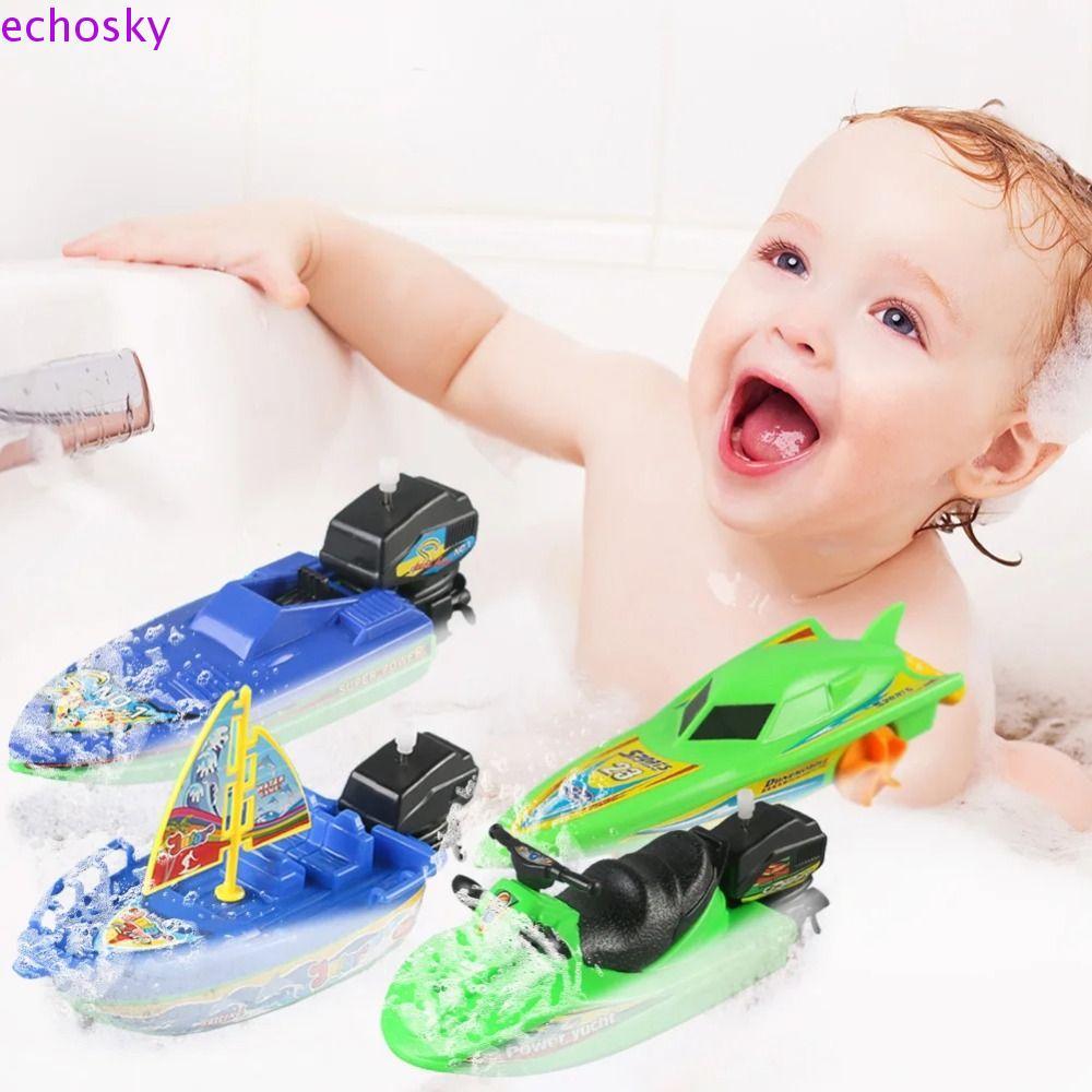 ECHOSKY Speed Boat Boat Wind Up Toy, Speed Boat Ship Small Steamboat Motorboat Clockwork Toys,คอลเลก