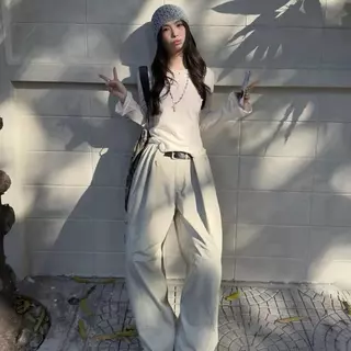 **พร้อมส่ง SM**BY0463 เสื้อแขนยาวแขนกระดิ่ง ผ้าสลาฟไม่ยืด แต่งหมุด benly co