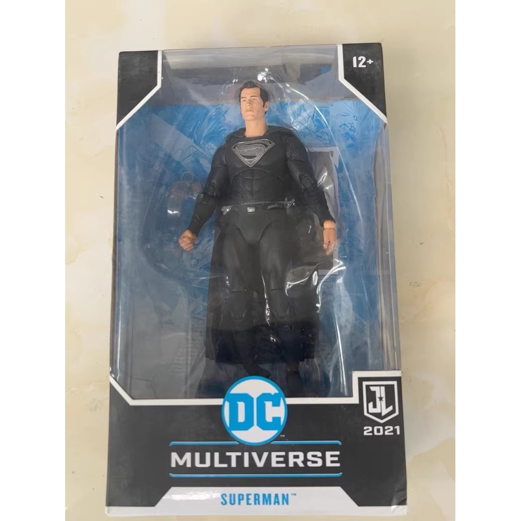 McFarlane Justice League Black Superman Action Figure