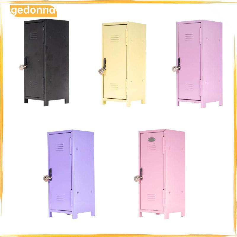 [gedonna] Mini Locker Multi-Functional Cute Desk Cabinet สําหรับคีย์เครื่องสําอางห้องน้ํา