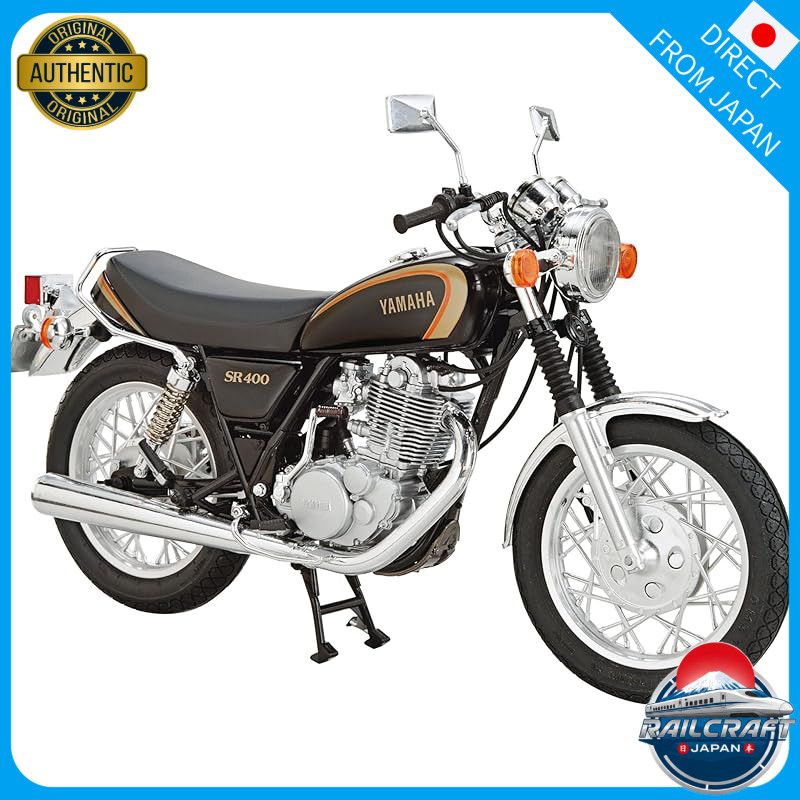 Aoshima 1/12 The Bike Series No.14 Yamaha 1JR SR400 1998 Plastic Model