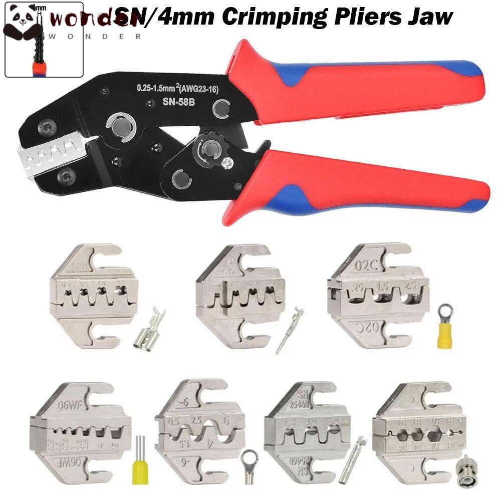 WONDER CRIMPING คีมขากรรไกร, 06WF 2549 03H Alloy SN CRIMPING คีมขากรรไกร,กว้าง 4 มม.48B 58B SN-2546B