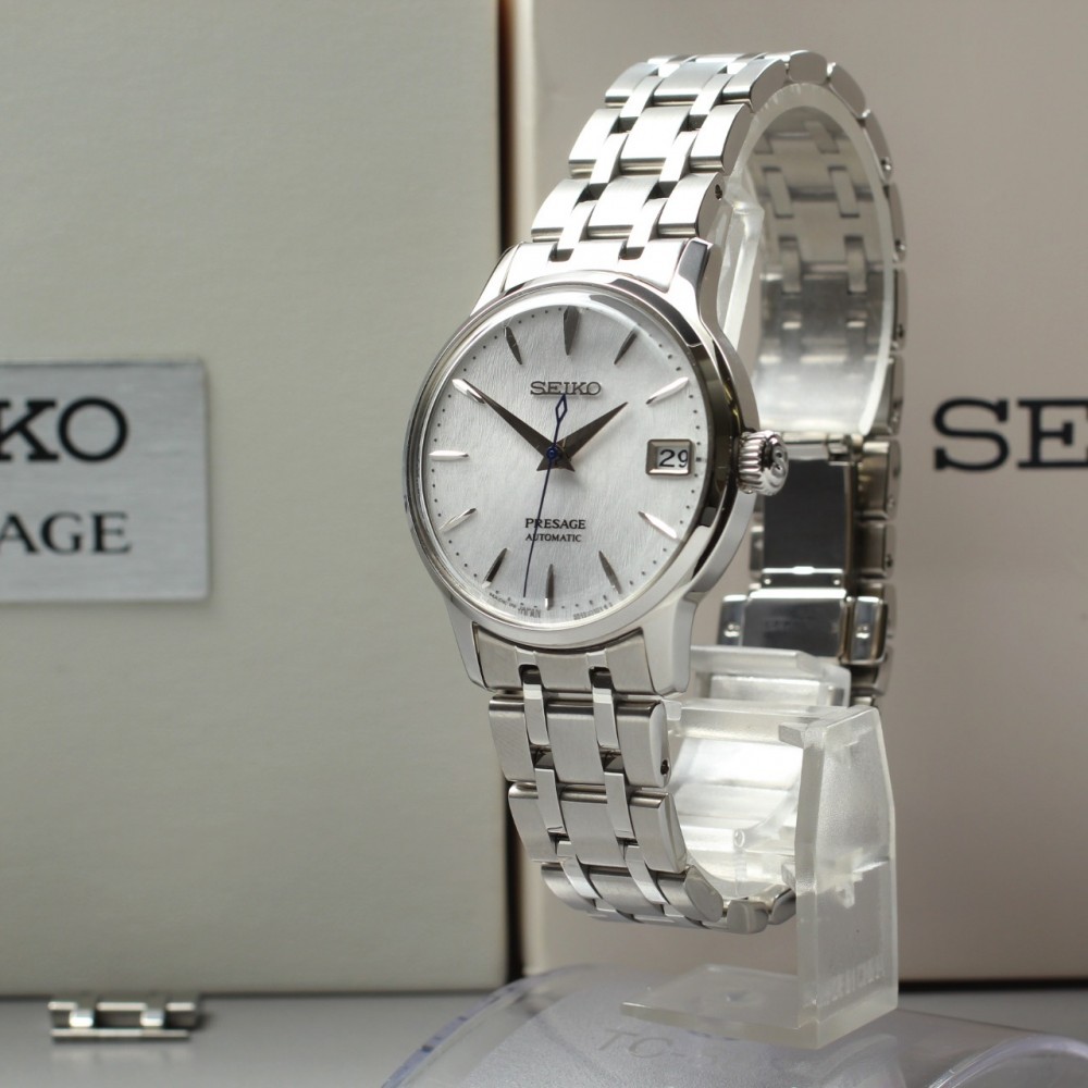MINT SEIKO Presage SRRY033/4R35-03E0 Date Snowflake Auto 34mm Men's Watch w/ Box