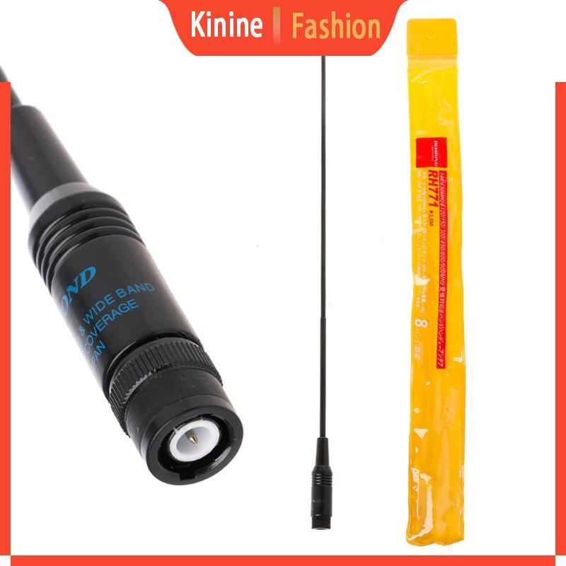 KIN 38 ซม.14 96in ความยาว RH-771 Dual Band VHF UHF BNC Walkie วิทยุมือถือเสาอากาศสําหรับ UV-5R