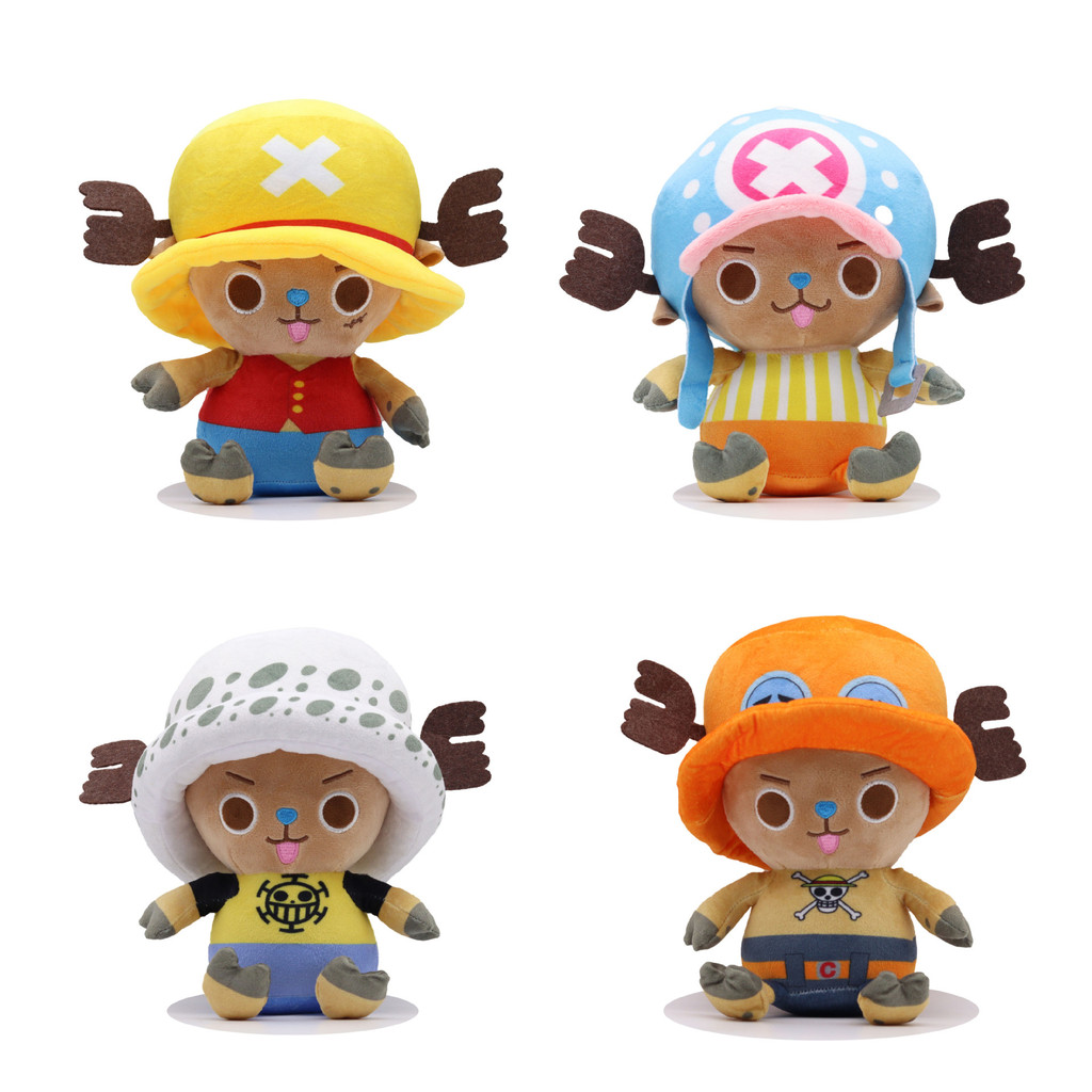 79007 One Pieceน่ารักการ์ตูนอะนิเมะตุ๊กตาของเล่นLuffy Chopper Zoro Clawเครื่องการ์ดอวยพรทุกวันCODของ