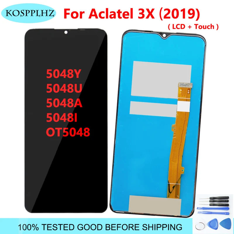 สําหรับAlcatel 3X 2019 5048 5048Y 5048A 5048I 5048U LCDสําหรับAlcatel 3X 2020 LCD 5061K 5061U 5061 ห
