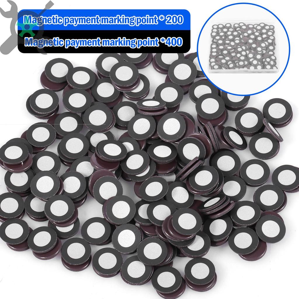 200/400 ชิ้น 3D Scanning Marker ติดตาม Dot 0.24 นิ้วด้านใน ฟิล์มมาร์กเกอร์สะท้อนแสงสำหรับการสแกน 3D สเปรย์จุดมาร์ค จุดสะท้อน มาร์กเกอร์ทนต่อการสึกหรอ มาร์คเกอร์ สติกเกอร์ สำหรับ เครื่องสแกน โหมด Marker และ Laser