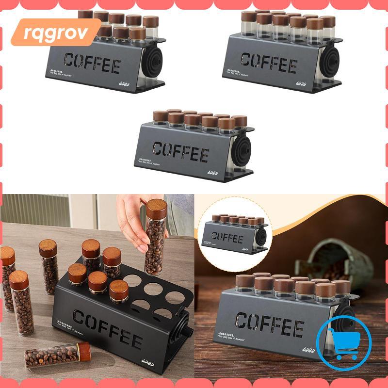 [rqgrov] Single Dose Coffee Bean Storage Tubes Coffee Bean Storage Container กระจกกันฝุ่น Vials Coff