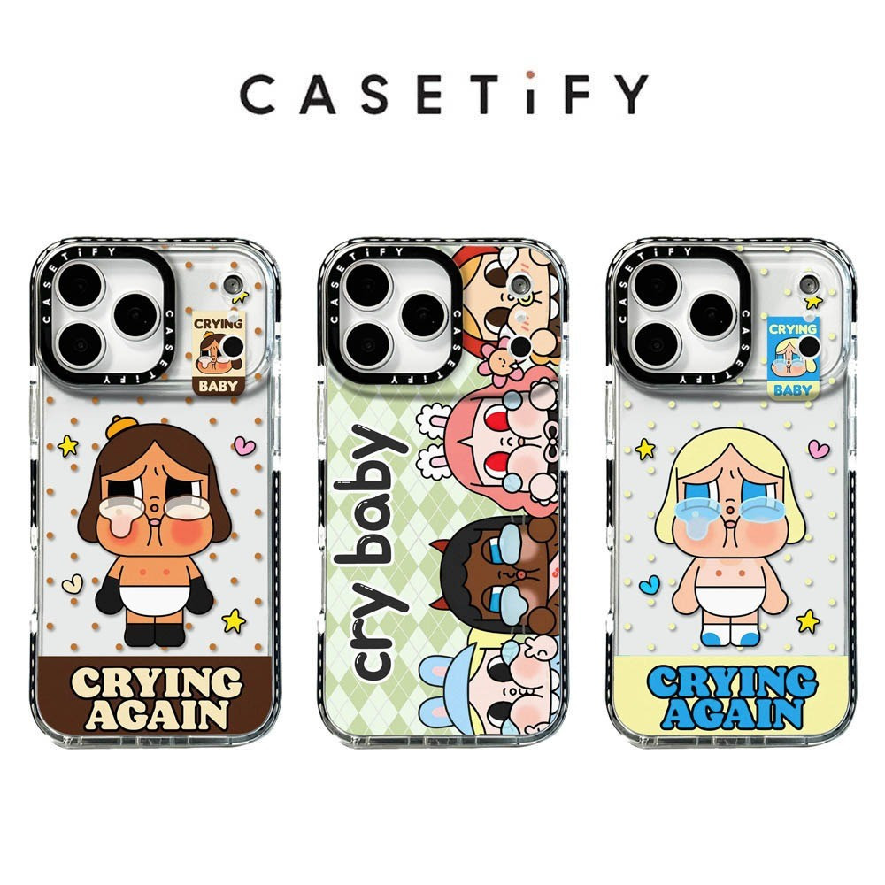 เคสโทรศัพท์TPU เคสปกป้องโทรศัพท์ตุ๊กตาอ้วนร้องไห้ เหมาะสำหรับ iPhone18promax、17Air、16、15、14、13、12、11 เปลือกปกป้องกันตก ทนต่อการเปลี่ยนสีเหลือง
