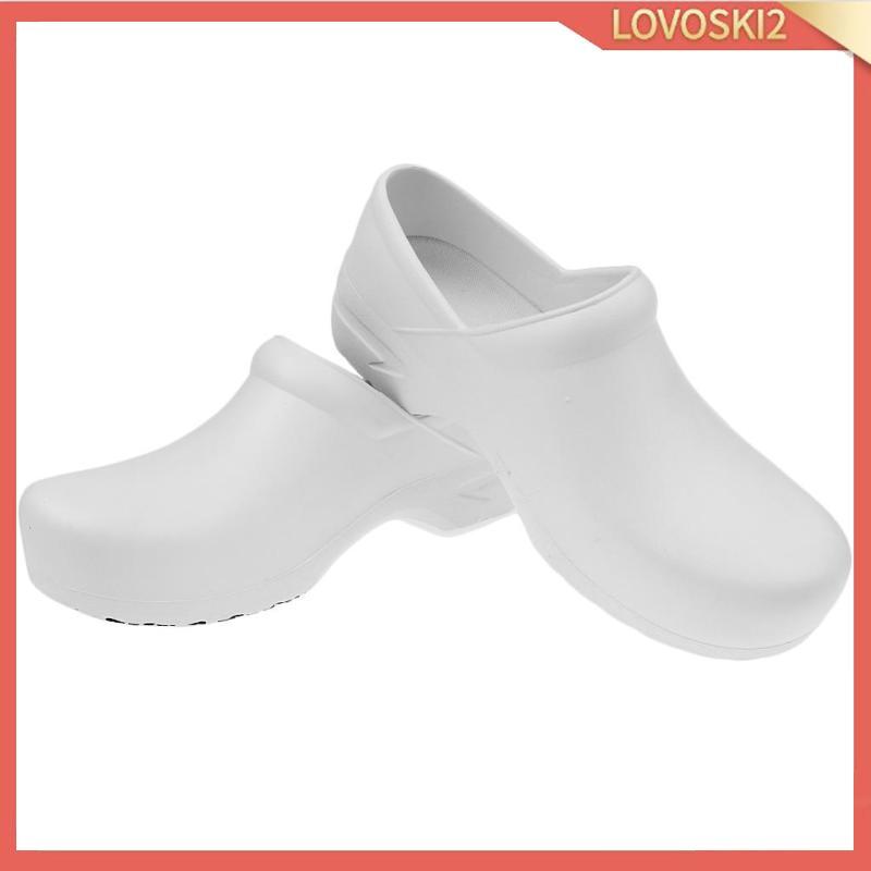 [Lovoski2] Unisex Nursing Slip Resistance Clogs Chef Shoes Safety Kitchen Work Shoes