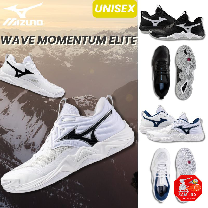 [Mizuno] Volleyball Shoes Wave Momentum Elite WAVE MOMENTUM ELITE V1GA2512 White × Black 23.5 cm 2E  
[Mizuno] Volleyball Shoes Wave Momentum Elite WAVE MOMENTUM ELITE V1GA2512 Black × Metallic Gray × Blue 22.5 cm 2E  
[Mizuno] Volleyball Shoes Wave Momen