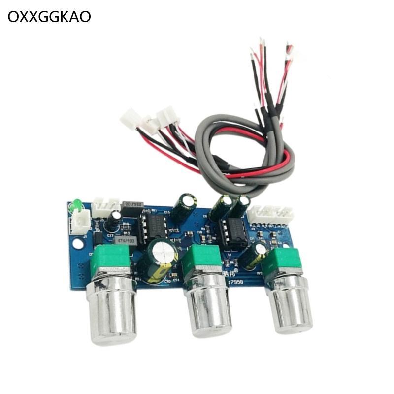 OXXGGKAO NE5532 2 1CH Preamp Module Passive Tone Control และวงจรกรองซับวูฟเฟอร์
