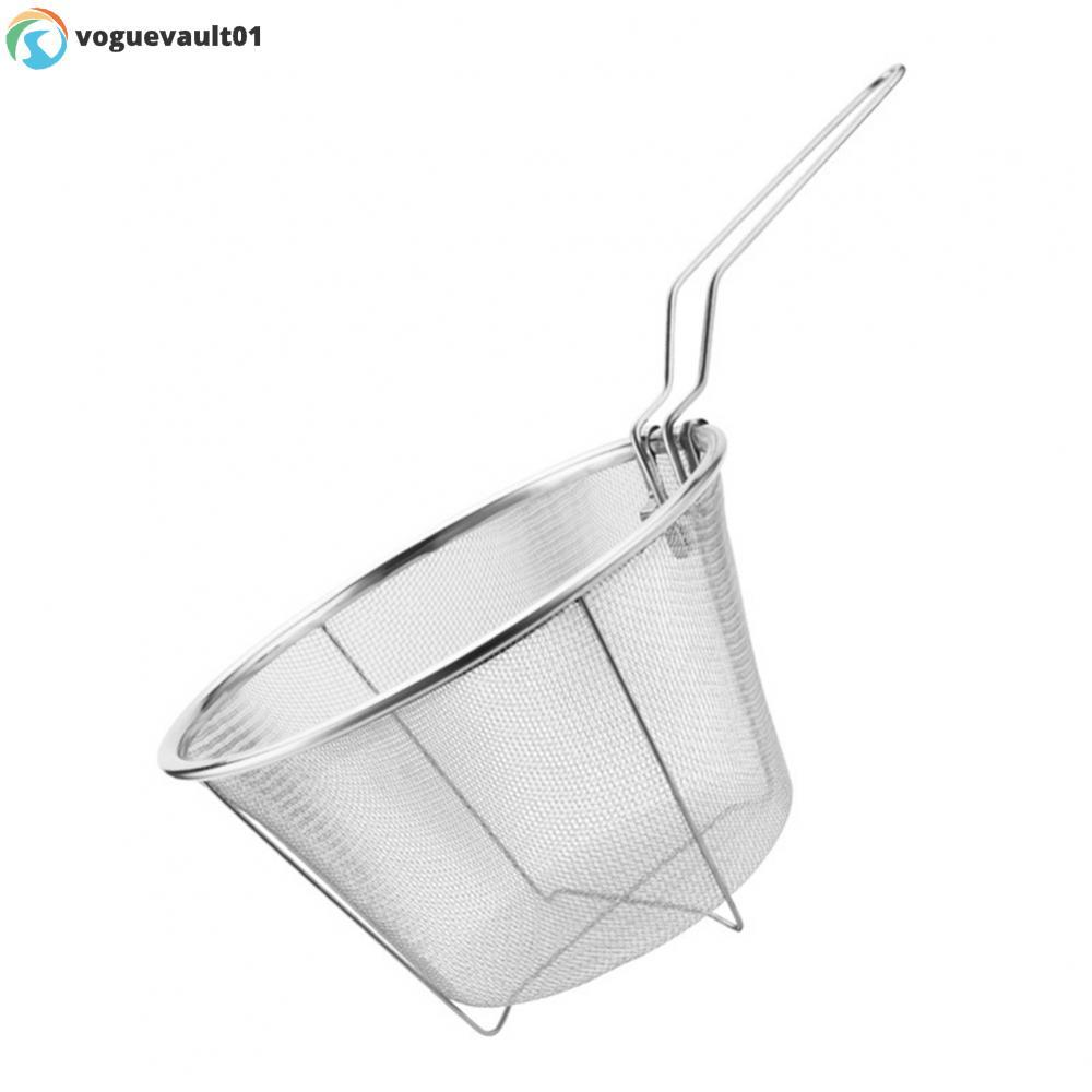Non-Stick Fry Basket High-Temperature Use For Frying Ergonomic Drain Basket