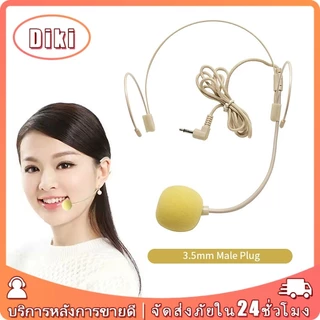 ชุดหูฟังไมโครโฟน ไมค์คาดหัว คล้องหู ขนาด3.5มม.ลอยเสียงได้ดี