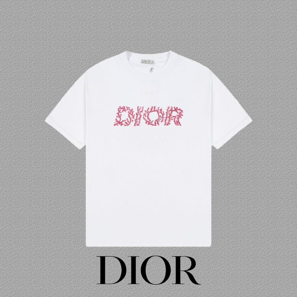 DIO * R2026 Star คลาสสิกรอบคอแขนสั้นเสื้อยืดผู้ชายผู้หญิงหลวมขนาดใหญ่กีฬา 2 เส้น Bottoming เสื้อเกลี