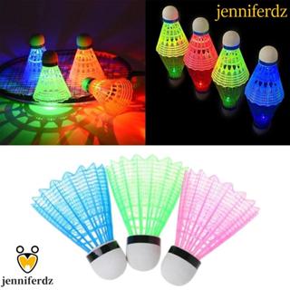 JENNIFERDZ LED ลูกแบดมินตันเรืองแสง น้ำหนักเบา สีสันสวยงาม เ…