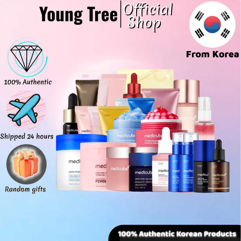 [Medicube] 30ml ampoule/Capsule face cream 55g/Peel-off mask 75ml/Retinol Serum 30ml/100ml สเปรย์/Collagen Water 140ml/4 มาส์กหน้า