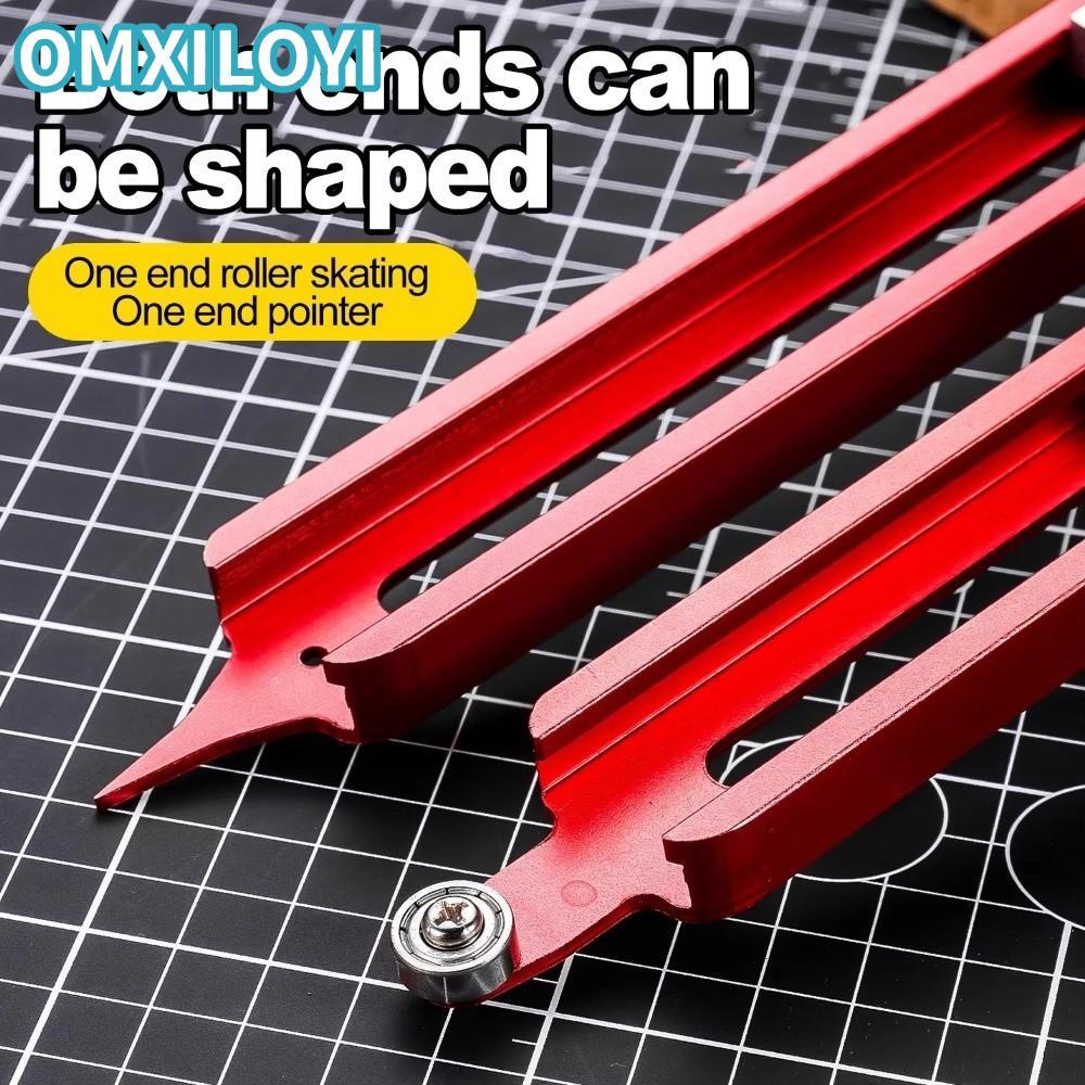 เครื่องมือขัดโปรไฟล์ OMXILOYI,ที่ใส่ดินสอแบบปรับได้ DIY วัดคอนทัวร์,การวัดขอบงานไม้อเนกประสงค์
