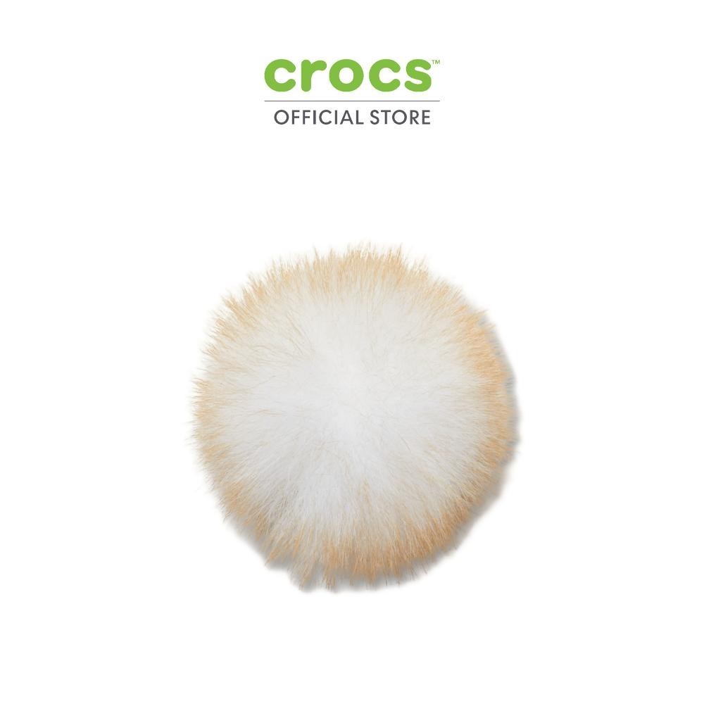 CROCS ตัวติดรองเท้า JIBBITZ™ TAN LONG HAIR PUFF รุ่น 10016209 -  MULTI COLOR