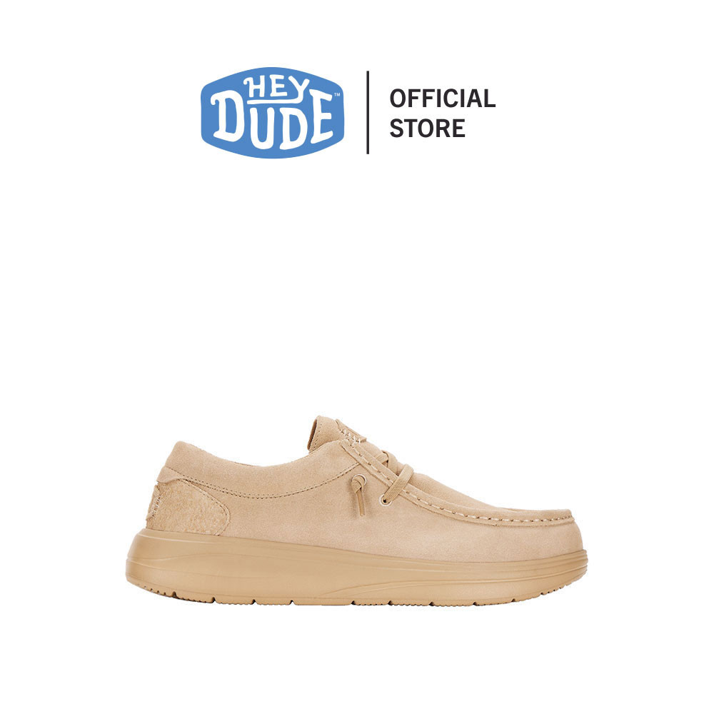 HEYDUDE รองเท้าลำลองผู้ชาย WALLY COMF SUEDE รุ่น 41975-265 - TAN