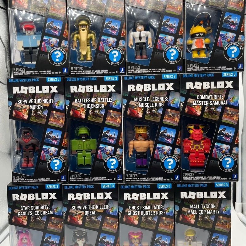 【พร้อมส่ง】roblox การ์ด ของเล่น ตุ๊กตา toy robuxR ROBLOX ROBLOX ตุ๊กตากล่องปริศนาหรูหราพร้อมรหัสแลกเป