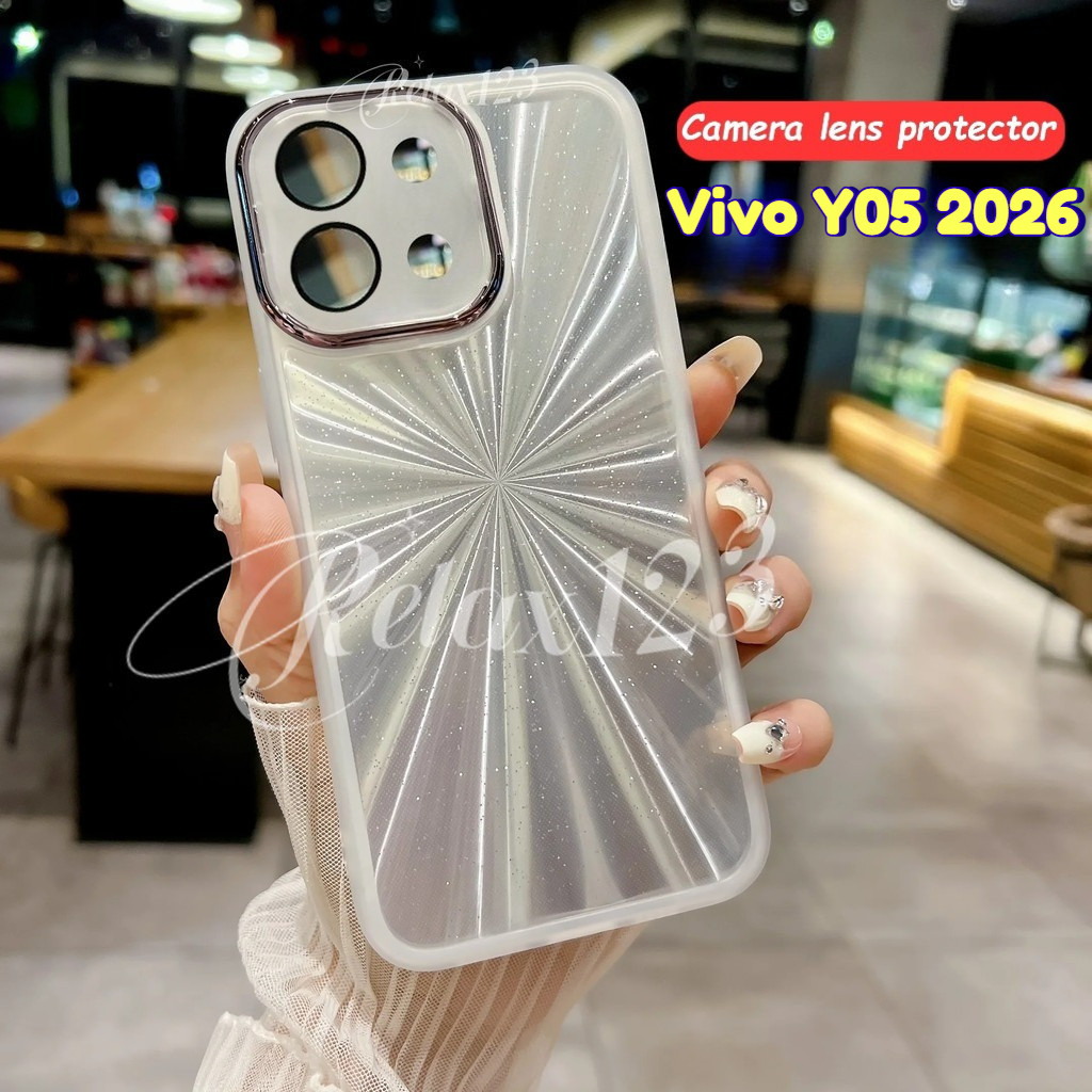 สําหรับ Vivo Y05 Vivo Y 05 VIVO Y05 vivo Y05 05Y Y05Vivo VivoY05 4G 5G ปลอก 2026 เลเซอร์ดอกไม้ไฟ Gra