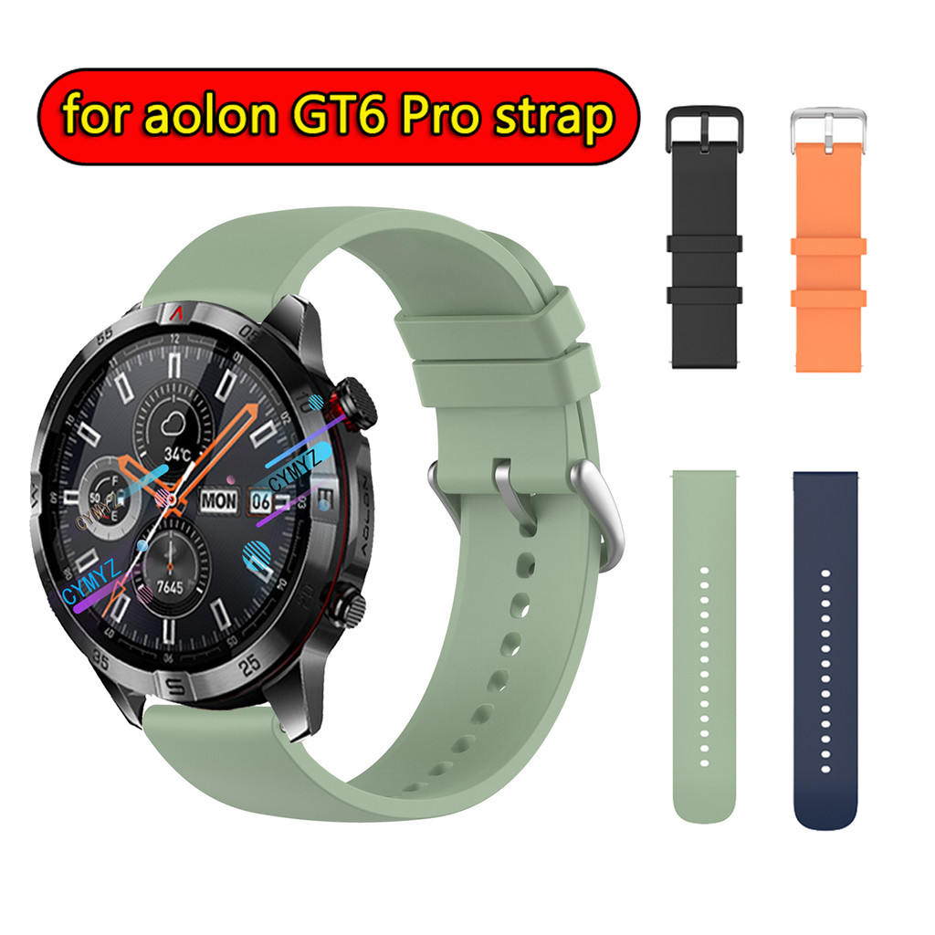 Aolon GT6 Pro strap สายซิลิโคน Aolon GT6 Pro สายสมาร์ทวอทช์ สายรัดข้อมือกีฬา