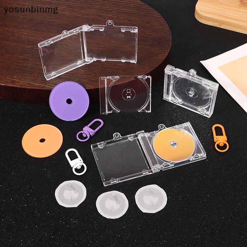 Yosunbinmg] NFC อัลบั้มเปล่า CD Case พวงกุญแจ NFC Stier เครื่องเล่นซีดีพวงกุญแจอุปกรณ์ต่อพ่วงอัลบั้ม