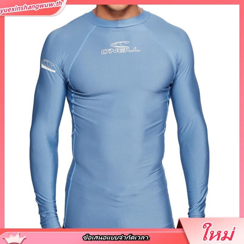 RIPCURL เสื้อว่ายน้ำแขนยาวผู้ชาย กันUV 15SMRV SEARCH UPF PERF L/S A25