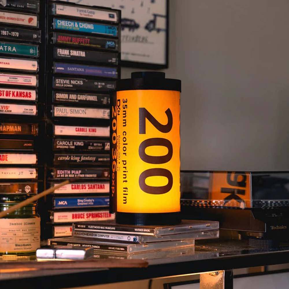 Kodak 200 Film Canister Storage Box with LED Light