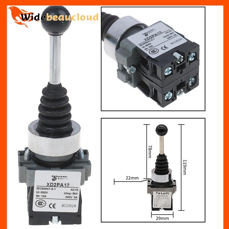 Widebeaucloud 1 PC 2NO 2 ตําแหน่ง roer switch XD2-PA12 XD2-PA22 joysti controllers switch Nice