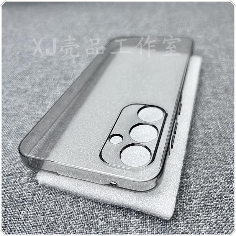 เคส samsung a05 เคส samsung a05s โปร่งใสโปร่งใสสีดําเรียบง่ายเหมาะสําหรับ Samsung A55 เคสโทรศัพท์ฝาค