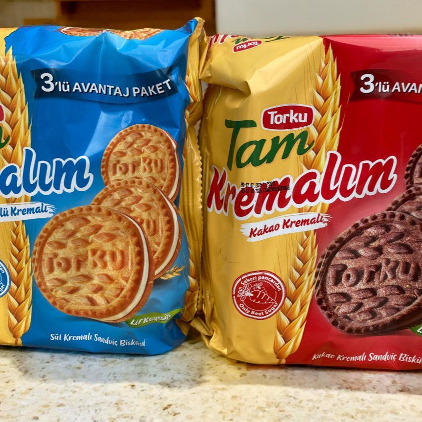 Turku Sandwich Biscuits Biscuits Cream Chocolate ขนมนําเข้า Casual Biscuits