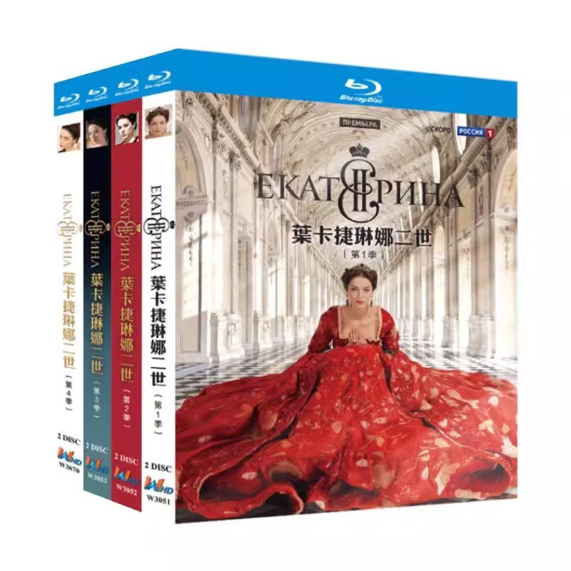 ละครรัสเซีย Ekaterina / The Rise of Catherine the Great Season 1-4 (2014-2023) 8BD Blu-ray Disc