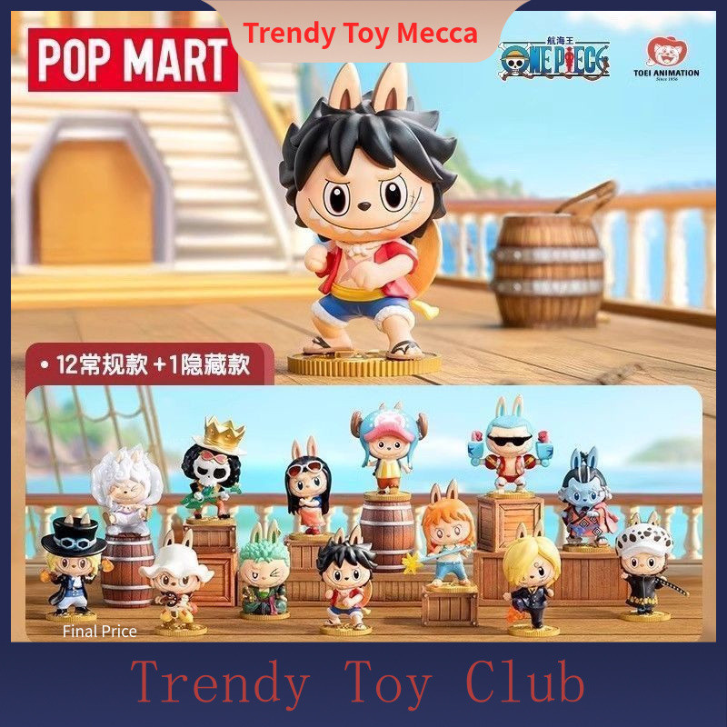 P POPMART POPMART One Piece Series ฟิกเกอร์ Mystery Box One Piece