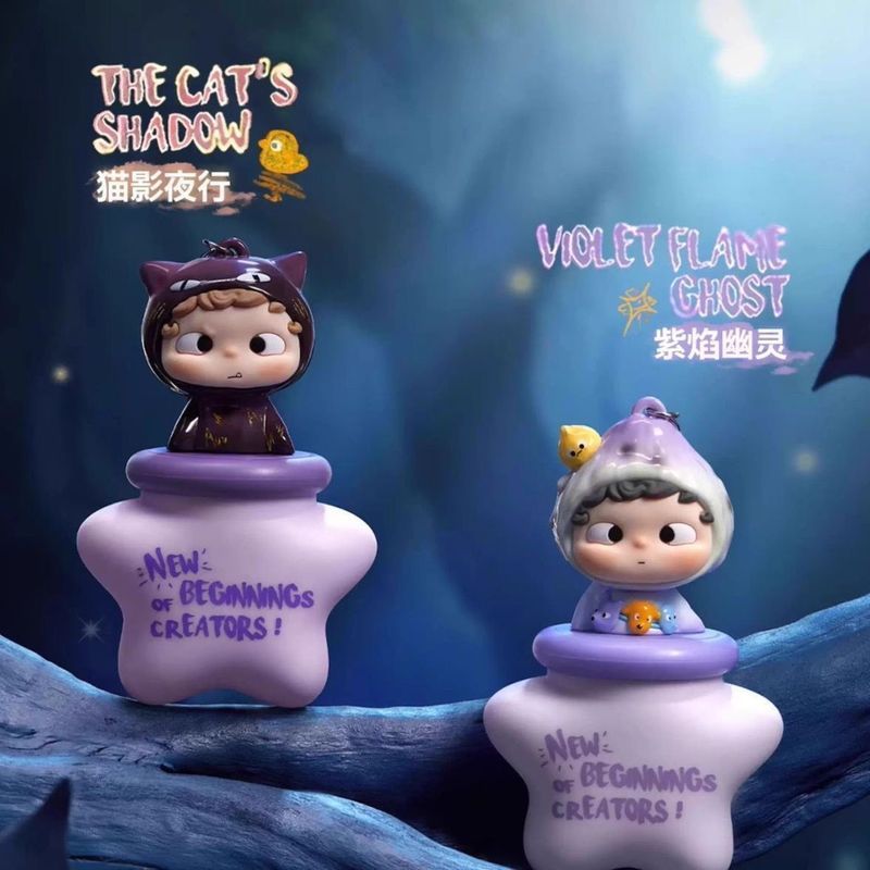 ของแท้ Heyone Black Play OZAI OZAI Chapter 7 Series Mystery กล่องรูปตุ๊กตาสํานักงานอินเทรนด์เล่นตกแต