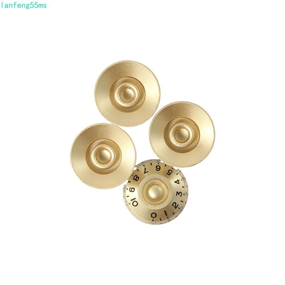 LANFENG Potentiometer Cap สําหรับ EPI LP Musical Volume Knob 4 ชิ้นกีตาร์ลูกบิด Tone Control Knob Vo